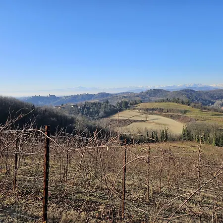 Villa La Casa Rossa Nel Monferrato A Moncucco Torinese Exterior foto